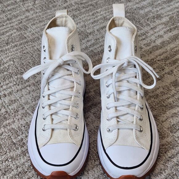 Converse Run Star Hike Platform Canvas white size 6.5 men 8 women - Picture 4 of 9